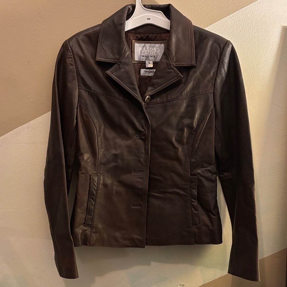 Wilsons Leather Women's Dark Brown Leather Jacket